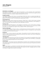 Aperçu - Feuilles d'exercices - Jerry Maguire (fiches de travail en anglais sur le film) - Page 1