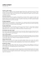 Aperçu - Feuilles d'exercices - Justice League (fiches de travail en anglais sur le film) - Page de couverture