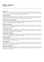 Aperçu - Feuilles d'exercices - Kill Bill - Volume 1 (fiches de travail en anglais sur le film) - Page de couverture