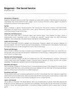 Aperçu - Feuilles d'exercices - Kingsman - The Secret Service (fiches de travail en anglais sur le film) - Page de couverture