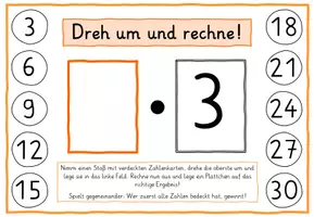 Vorschau - Unterrichtsreihen - Dreh um und rechne! Einmaleins von 3 - Seite 1