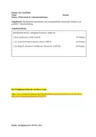Vorschau - Klassenarbeiten - Geschichte Klausur Q2 (EWH) - Widerstand im Nationalsozialismus (Karikatur) - Seite 1