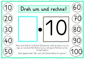 Vorschau - Unterrichtsreihen - Dreh um und rechne! Einmaleins von 10 - Seite 1