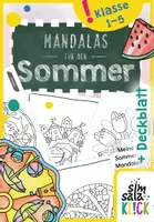 Vorschau - Mal- und Bastelvorlagen - 16 Sommer - Mandalas für die Grundschule (zum Ausmalen) - Deckblatt