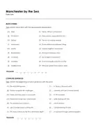 Aperçu - Matériel pour travaux manuels / dessin - Manchester by the Sea (fiches de travail en anglais sur le film) - Page 1