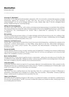 Aperçu - Matériel pour travaux manuels / dessin - Manhattan (fiches de travail en anglais sur le film) - Page de couverture