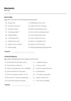 Aperçu - Matériel pour travaux manuels / dessin - Memento (fiches de travail en anglais sur le film) - Page 1
