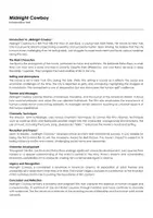 Aperçu - Matériel pour travaux manuels / dessin - Midnight Cowboy (fiches de travail en anglais sur le film) - Page de couverture