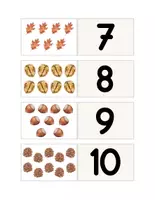 Aperçu - Préparation de séance / Séance complète - Flashcards d'automne Dénombrer jusqu'à 20 +6 fiches d'activités - Page 2
