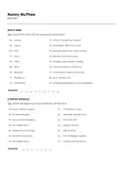 Aperçu - Feuilles d'exercices - Nanny McPhee (fiches de travail en anglais sur le film) - Page 1