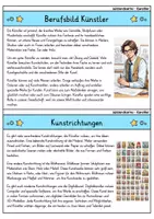 Vorschau - Stationenlernen - Künstler - Wissenskartei - Berufe - Seite 1