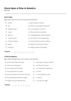 Aperçu - Feuilles d'exercices - Once Upon a Time in America (fiches de travail en anglais sur le film) - Page 1