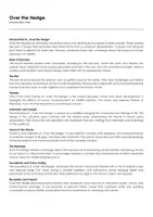 Aperçu - Feuilles d'exercices - Over the Hedge (fiches de travail en anglais sur le film) - Page de couverture