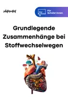 Vorschau - Arbeitsblätter - Lernheft für Schüler:innen - Stoffwechsel im Überblick (Biologie) - Deckblatt