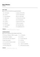 Aperçu - Feuilles d'exercices - Rear Window (fiches de travail en anglais sur le film) - Page 1