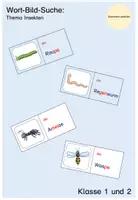 Vorschau - Spiele - Materialpaket Wort-Bild-Suche - Deckblatt