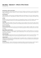 Aperçu - Feuilles d'exercices - Star Wars - Episode II - Attack of the Clones (fiches de travail en anglais sur le film) - Page de couverture