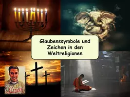 Vorschau - Unterrichtsreihen - Glaubenssymbole und Zeichen in den Weltreligionen - Deckblatt