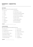 Aperçu - Feuilles d'exercices - Terminator 2 - Judgment Day (fiches de travail en anglais sur le film) - Page 1