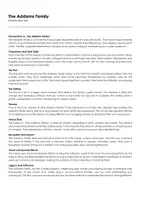 Aperçu - Feuilles d'exercices - The Addams Family (fiches de travail en anglais sur le film) - Page de couverture