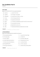 Aperçu - Feuilles d'exercices - The Godfather Part III (fiches de travail en anglais sur le film) - Page 1