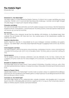 Aperçu - Feuilles d'exercices - The Hateful Eight (fiches de travail en anglais sur le film) - Page de couverture