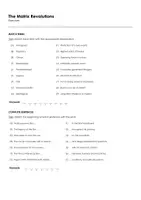 Aperçu - Matériel pour travaux manuels / dessin - The Matrix Revolutions (fiches de travail en anglais sur le film) - Page 1