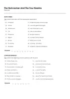 Aperçu - Matériel pour travaux manuels / dessin - The Nutcracker And The Four Realms (fiches de travail en anglais sur le film) - Page 1