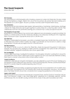 Aperçu - Feuilles d'exercices - The Usual Suspects (fiches de travail en anglais sur le film) - Page de couverture