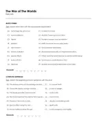 Aperçu - Feuilles d'exercices - The War of The Worlds (fiches de travail en anglais sur le film) - Page 1