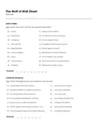 Aperçu - Feuilles d'exercices - The Wolf of Wall Street (fiches de travail en anglais sur le film) - Page 1