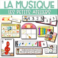 Aperçu - Jeux - Les Petits Ateliers - La musique - Page de couverture