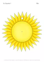 Vorschau - Mal- und Bastelvorlagen - Kalender Mai Bastelidee Sonne - Seite 3
