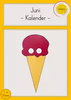 Vorschau - Mal- und Bastelvorlagen - Kalender Vorlage Bastelideen April Mai Juni - Seite 1