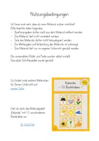 Vorschau - Mal- und Bastelvorlagen - Kalender Vorlage Bastelideen April Mai Juni - Seite 2