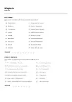 Aperçu - Matériel pour travaux manuels / dessin - Whiplash (fiches de travail en anglais sur le film) - Page 1