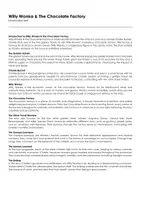Aperçu - Feuilles d'exercices - Willy Wonka & The Chocolate Factory (fiches de travail en anglais sur le film) - Page de couverture