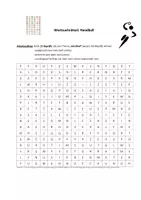 Vorschau - Interaktives Material - Wortsuchrätsel: Handball - Deckblatt
