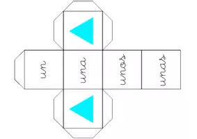Vista previa - Tarjetas / Manipulativos - juego : cubos para construir oraciones - página 2