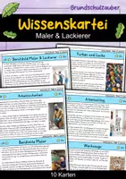 Vorschau - Stationenlernen - Maler & Lackierer - Wissenskartei - Berufe - Deckblatt