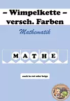 Vorschau - Poster - Mathematik 3/4 - wachsendes Materialpaket - Deckblatt