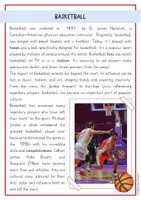Vorschau - Arbeitsblätter - USA - Basketball: reading comprehension and grammar (Englisch) - Seite 2