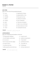 anteprima - Esercizi - Kramer vs. Kramer (schede sul film in inglese) - Pagina 1