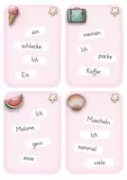 Vorschau - Bildkarten - Schüttelsätze Sommer /Kartei / differenziert #edukiferiensale24 - Seite 3