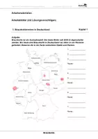 Vorschau - Arbeitsblätter - Braunkohle - Arbeitsblätter mit Lösungen - Deckblatt