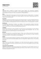 Vorschau - Arbeitsblätter - Afghanistan (Informationstext und Aufgaben) - Deckblatt