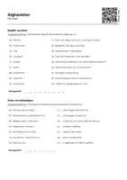 Vorschau - Arbeitsblätter - Afghanistan (Informationstext und Aufgaben) - Seite 1