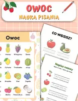 zapowiedź - Owocowe przygody: rozpoznawanie i pisanie owoców 🍍 - obwoluta