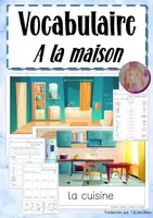 Aperçu - Feuilles d'exercices - Vocabulaire: A la maison / Dans la maison - Page de couverture