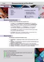 Vorschau - Merkblätter - Kunstunterricht Infoblatt interaktiv - Anforderungen & Material - Deckblatt